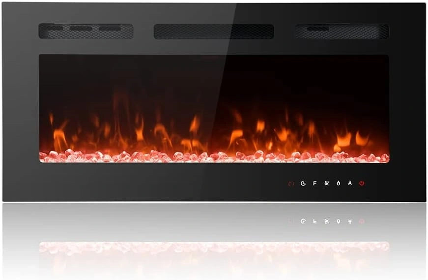 M.C.Haus, Prodotto per casa e tempo libero, 102cm, 30inch, con telecomando, con display digitale, silenzioso, Nero