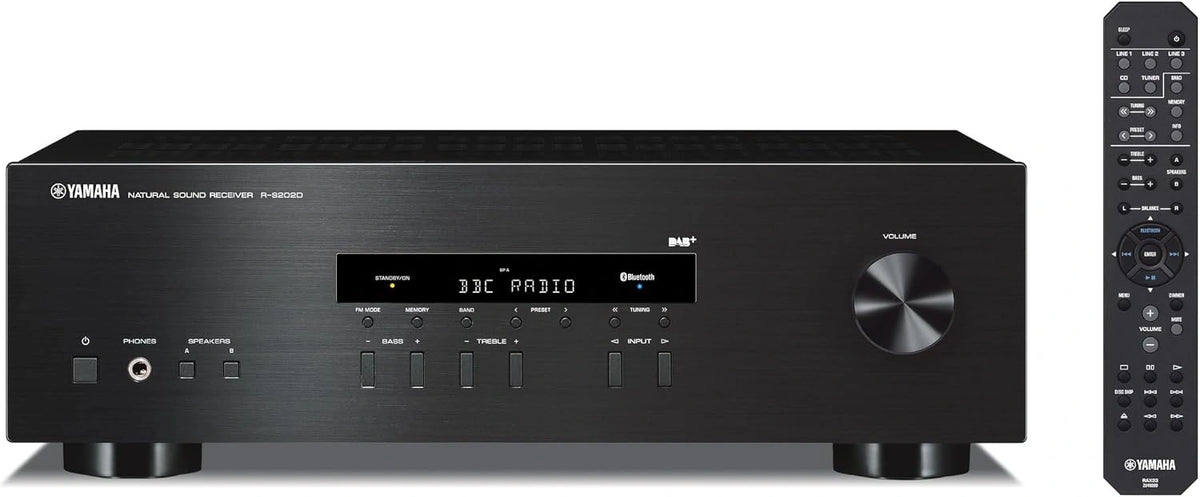 Yamaha Ars202Dbl R-S202D, Prodotto per casa e tempo libero, con Wi-Fi, Nero