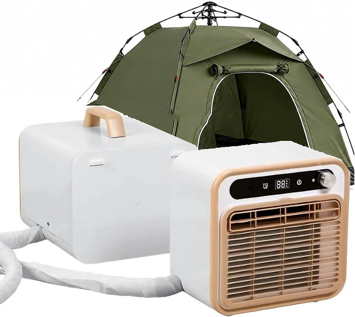 Climatizzatore split, 130 m3, con telecomando, con timer, portatile