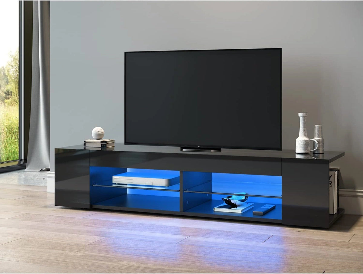 SONNI, Televisore, con telecomando, a LED, portatile, Nero
