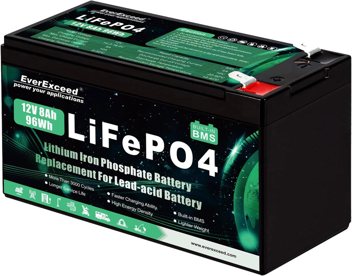 Batteria ricaricabile, 12V, 8 Ah