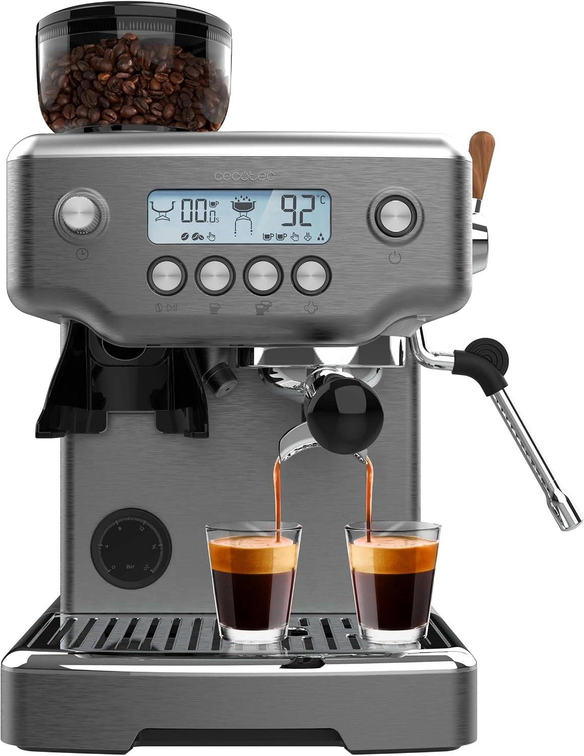 Cecotec, Macchina da caffè, 2200W, 2.1L, 20Bar