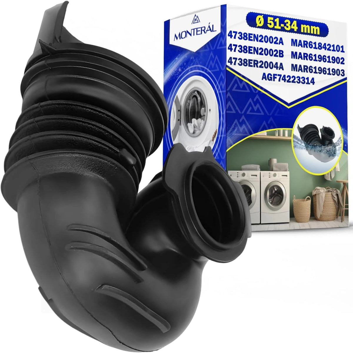 Manicotto, Lavatrice, 34 mm