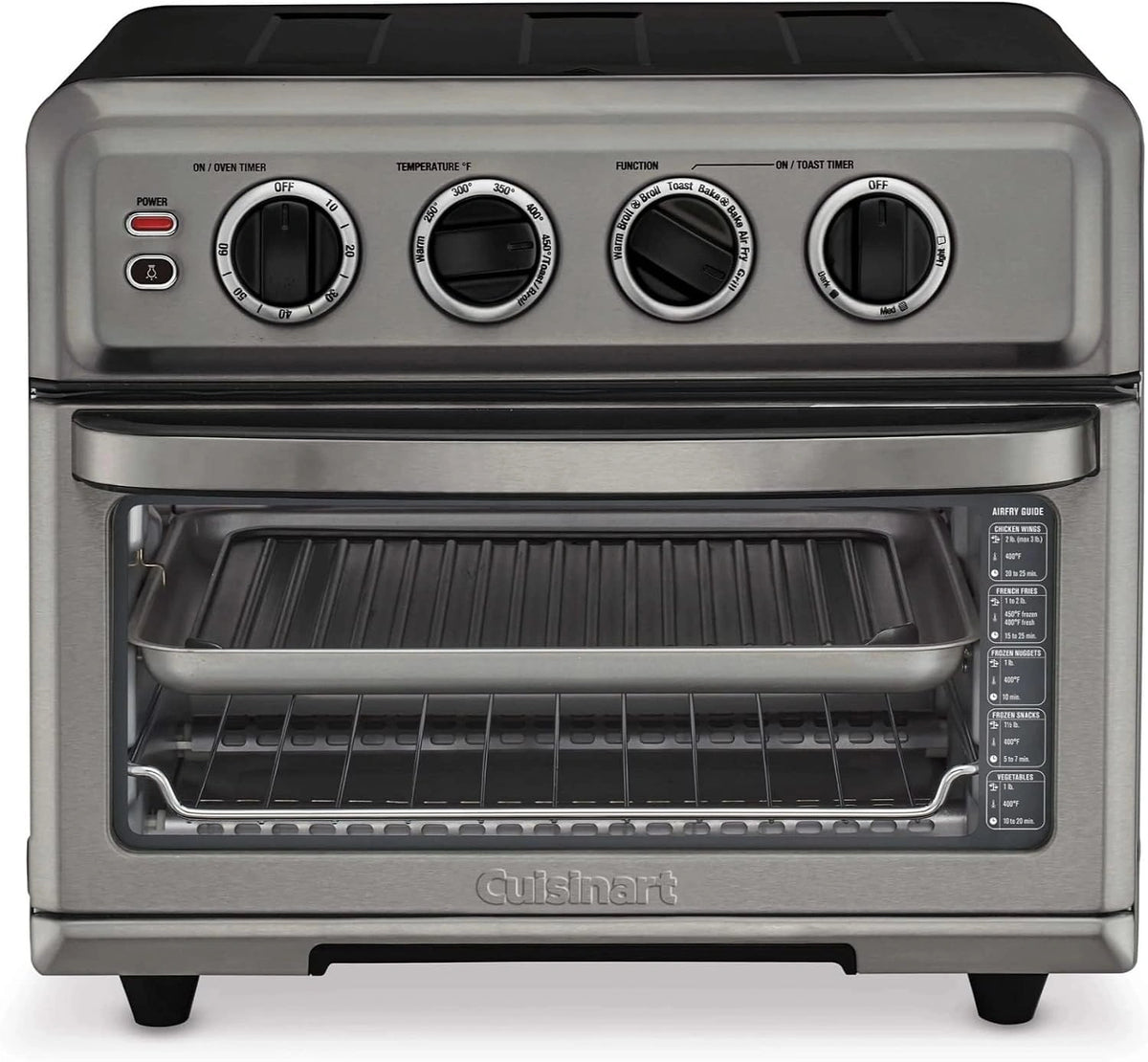 Cuisinart, Friggitrice ad aria, Nero/Argento