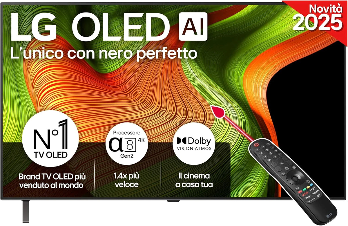 LG OLED AI, Televisore, 48 Pollici, con controllo intelligente