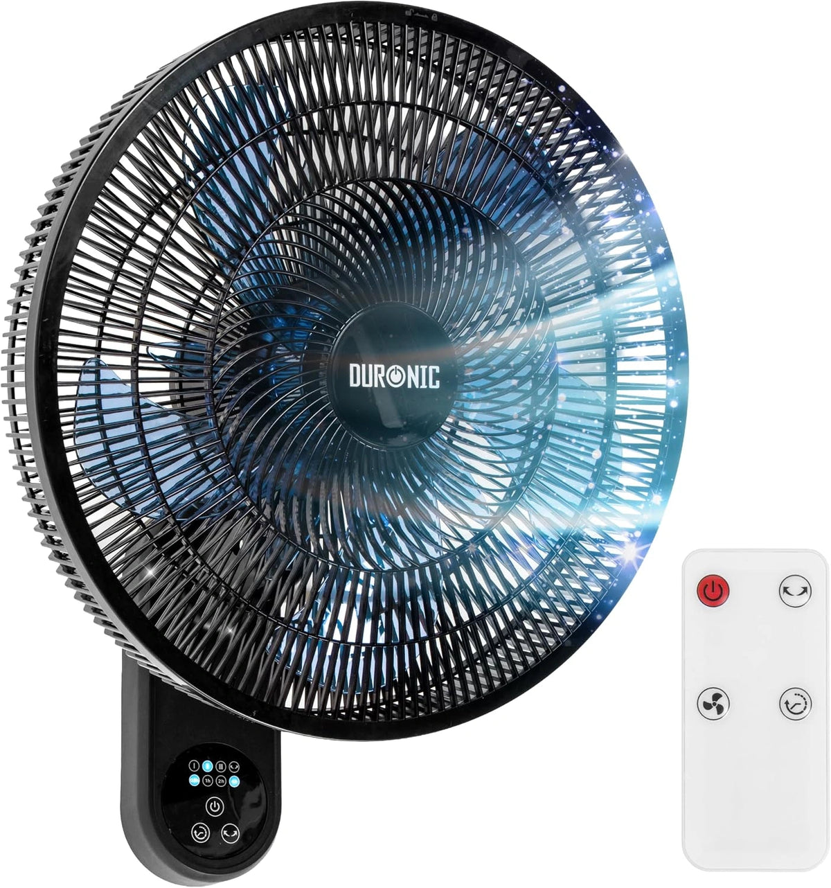 Duronic FN42 BK, Ventilatore, 50W, 16 Pollici