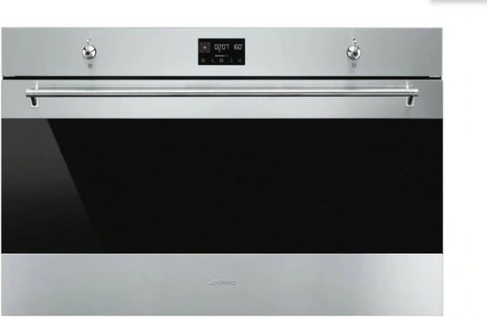 Smeg SF9302TX, Forno elettrico, 115L, 90 Cm, multifunzione, Argento