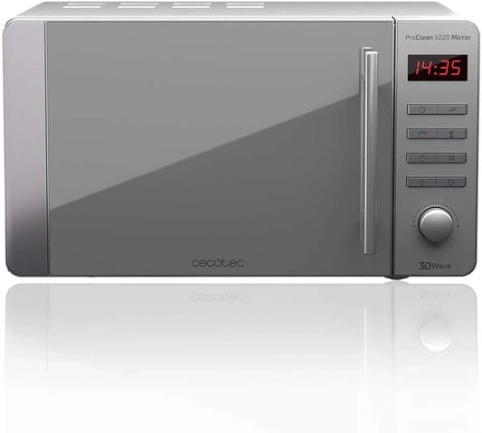 Cecotec, Forno a microonde, 700 W, 20 L, Argento