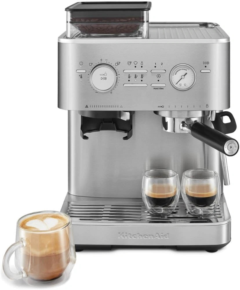 KitchenAid KES6551, Macchina da caffè, automatico, Argento