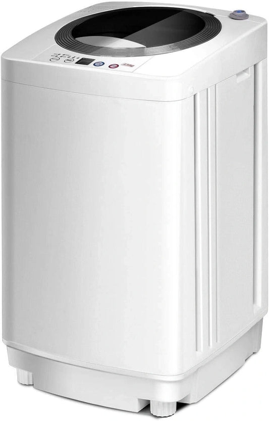 COSTWAY 2, Lavatrice, 3,5kg, portatile, automatico, Bianco