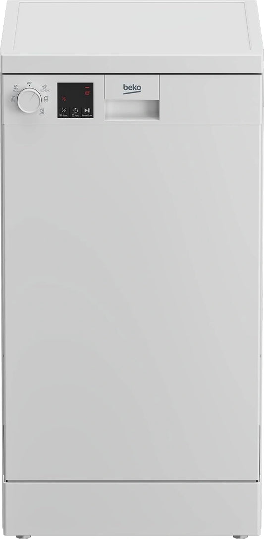 Beko Dvs05024W, Lavastoviglie, con display digitale, Bianco