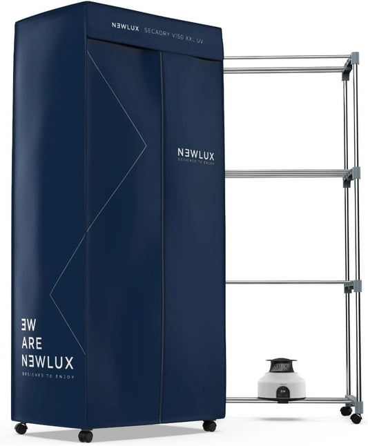 Newlux, Asciugatrice, 1200W, 15Kg, portatile, Blu
