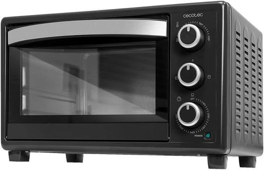 Cecotec, Forno elettrico, 1500 W, 23 l, con timer, Nero