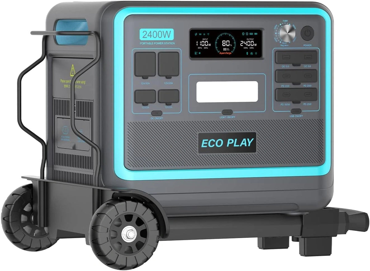 Centrale, Stazione di alimentazione portatile, 2400 W, 2048 Wh