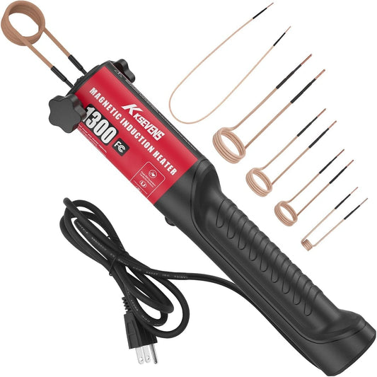 Riscaldatore, Riscaldatore elettrico, 1300 W, 110 V, portatile, Rosso