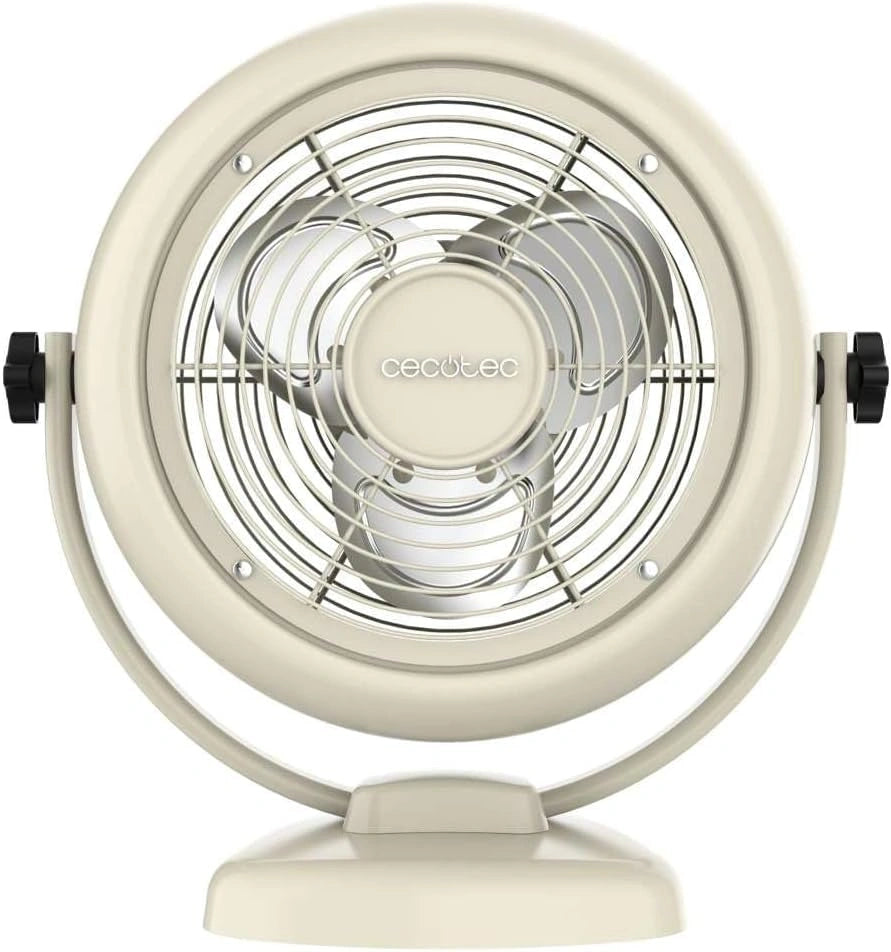 Cecotec, Ventilatore, 20 W, 8 pollici, regolabile, Beige