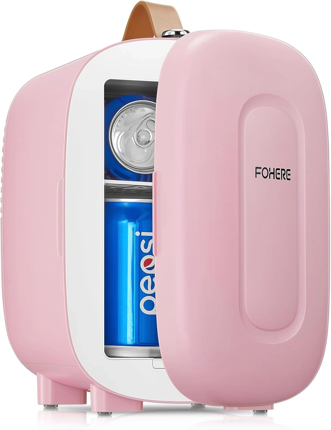 FOHERE, Frigorifero, 220V, 12V, 5L, Rosa