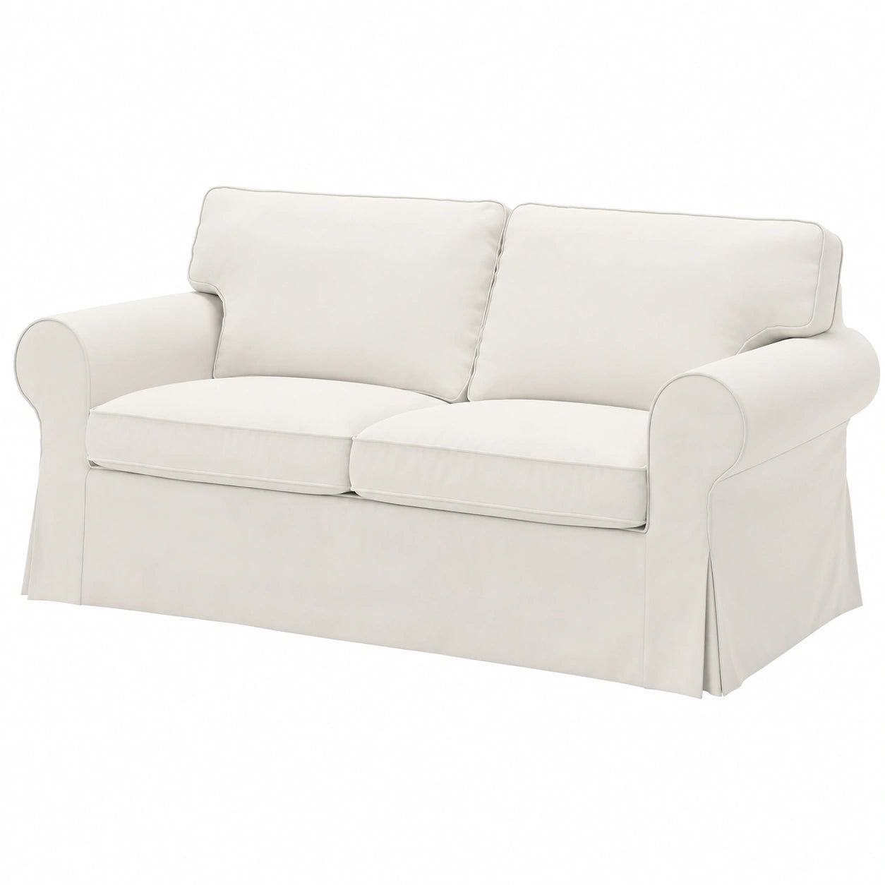 Rivestimento per Divano IKEA EKTORP 2 Posti in Cotone Lavabile, Bianco