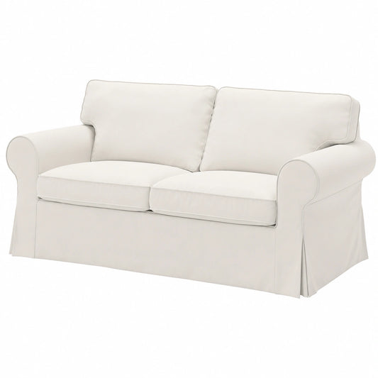 Rivestimento per Divano IKEA EKTORP 2 Posti in Cotone Lavabile, Bianco