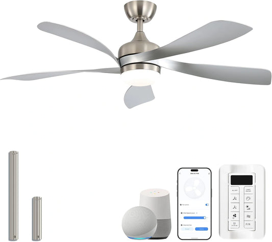 Sofucor, Ventilatore da soffitto, con telecomando, con controllo intelligente
