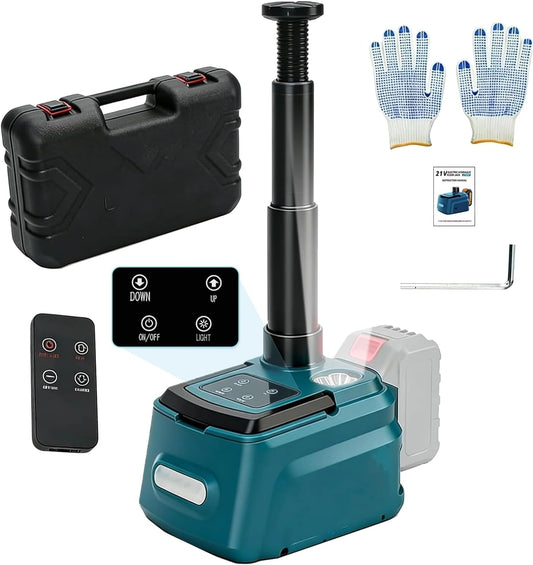 Cric, Batteria ricaricabile, 18V, 21V, 450 mm, a LED, portatile, senza fili
