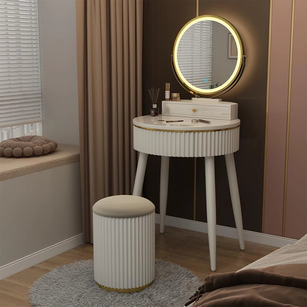 Vicco, Tavolo, 60 cm, Bianco
