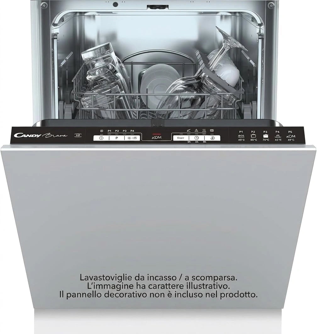 Candy, Lavastoviglie, 45 cm, 81,6 cm, silenzioso, Bianco