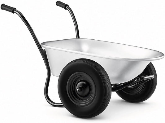 Carriola, Prodotto per casa e tempo libero, 100 l, 150 kg, Argento