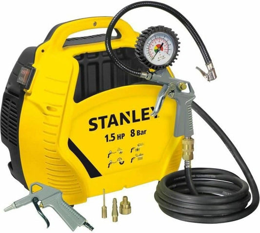 Stanley, Compressore d'aria, 8 Bar, portatile, Giallo