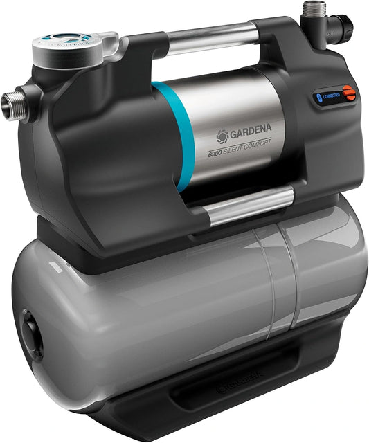 Gardena, Pompa elettrica, 25 l, 6300 l, con Bluetooth, silenzioso, con controllo intelligente
