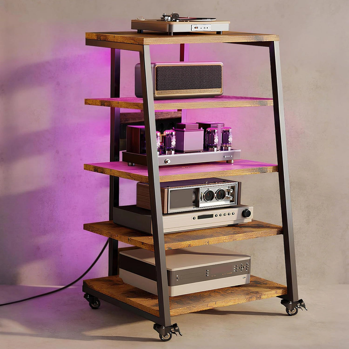 HiFi, Tavolo, 110 cm, a LED, regolabile