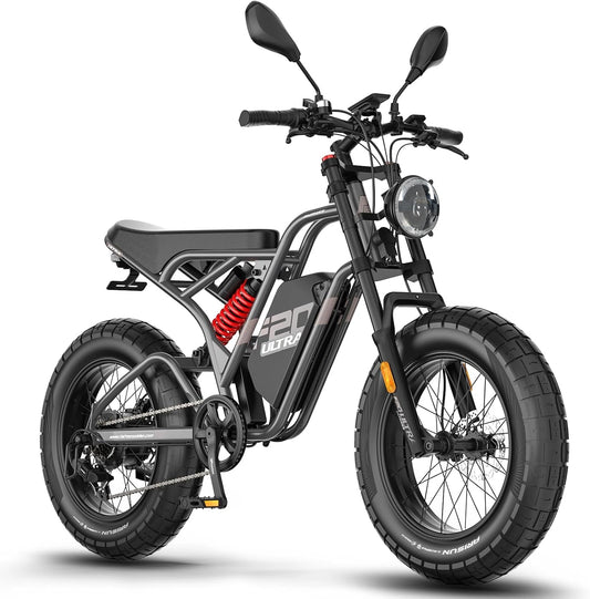 Fafrees, Bicicletta elettrica, 48V, 25Ah, 5.0 pollici