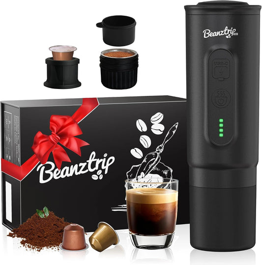 H02 PRO, Macchina da caffè, portatile, Nero