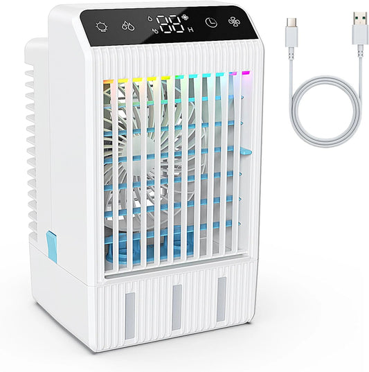 Climatizzatore portatile, con timer, portatile, silenzioso