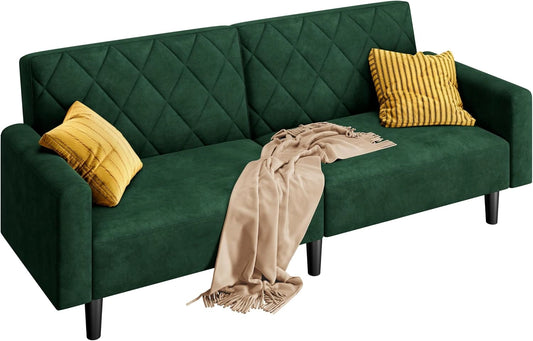 Yaheetech, Divano, 52,5 cm, portatile, Verde