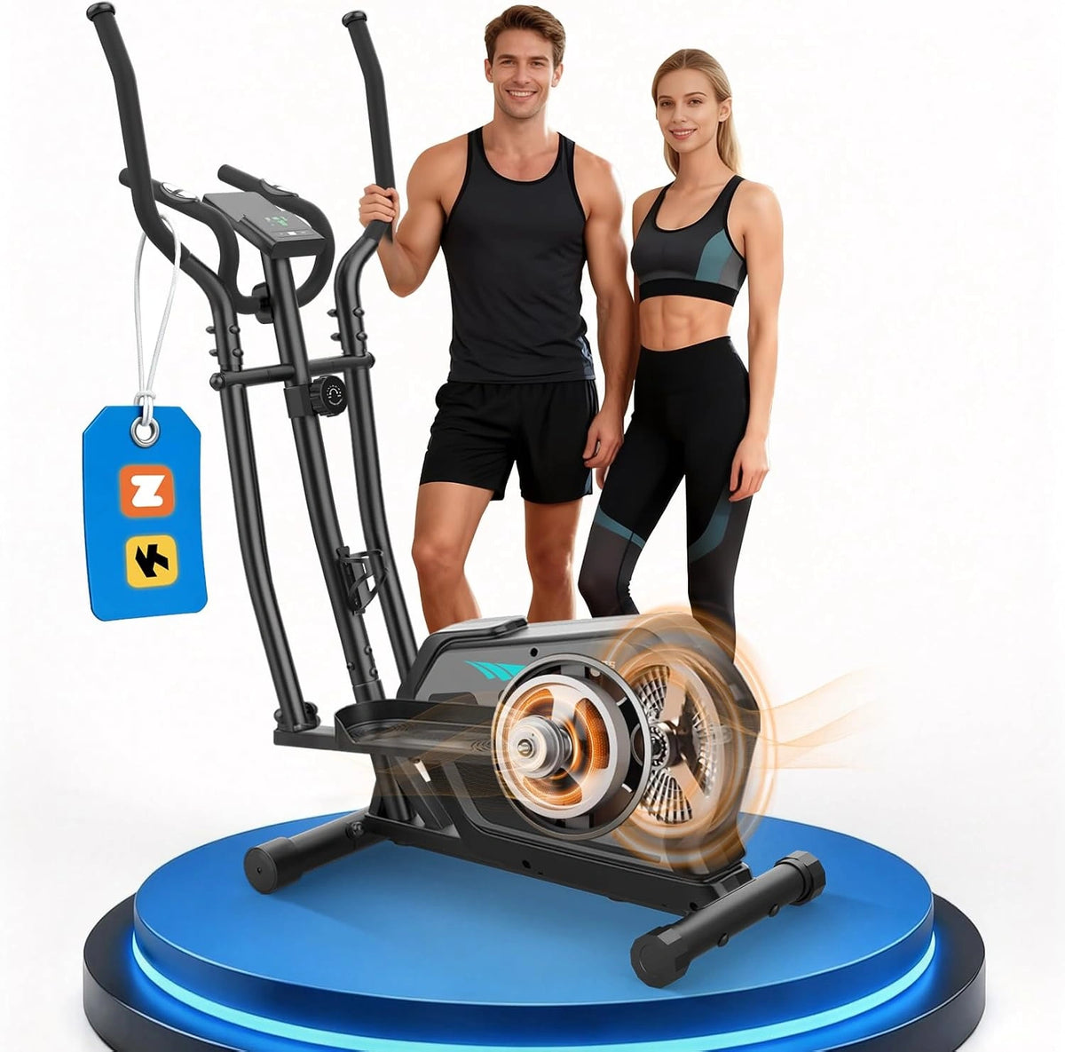 Neezee, Cyclette, 130KG, con display digitale