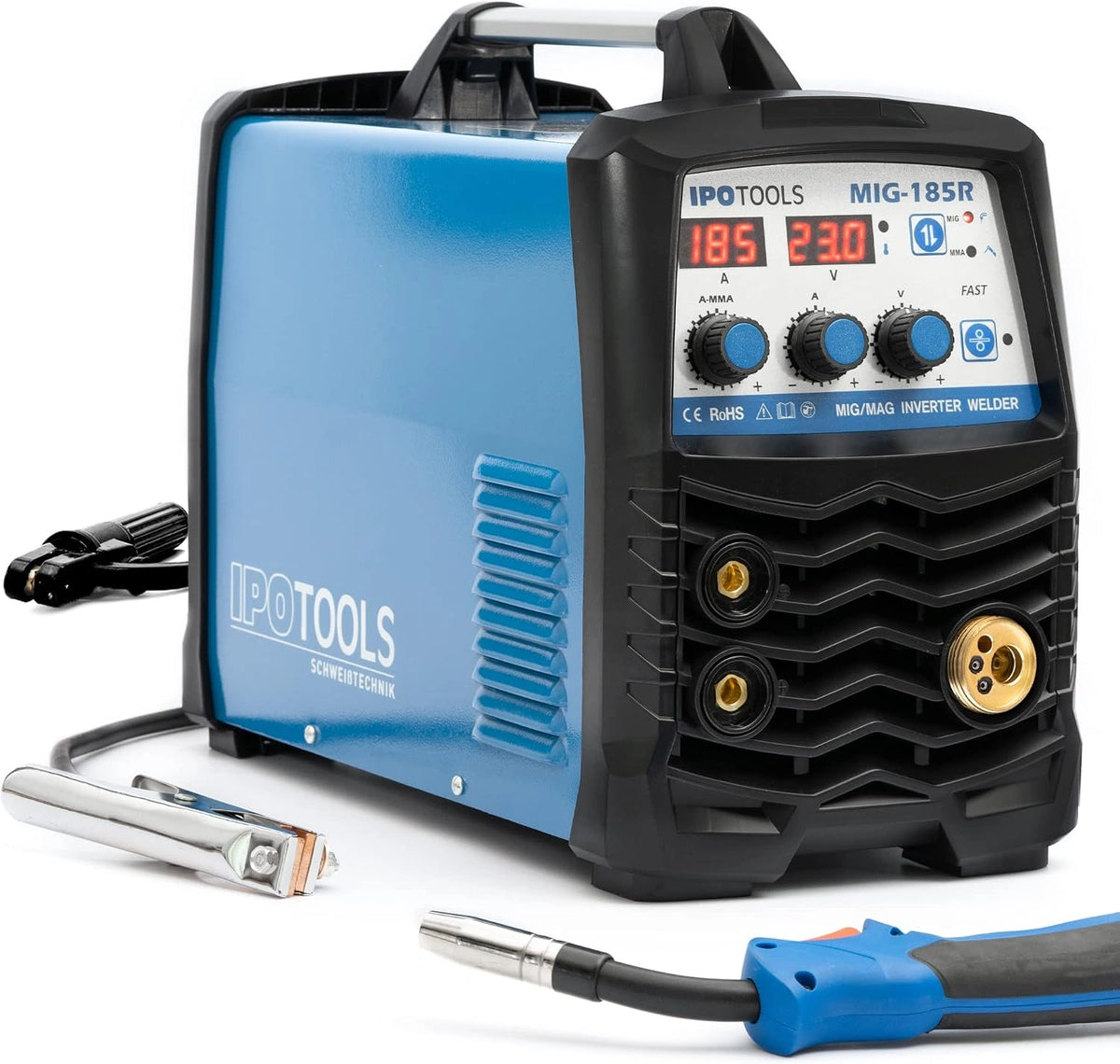 IPOTOOLS MIG-185R, Saldatrice, 230V, portatile, multifunzione