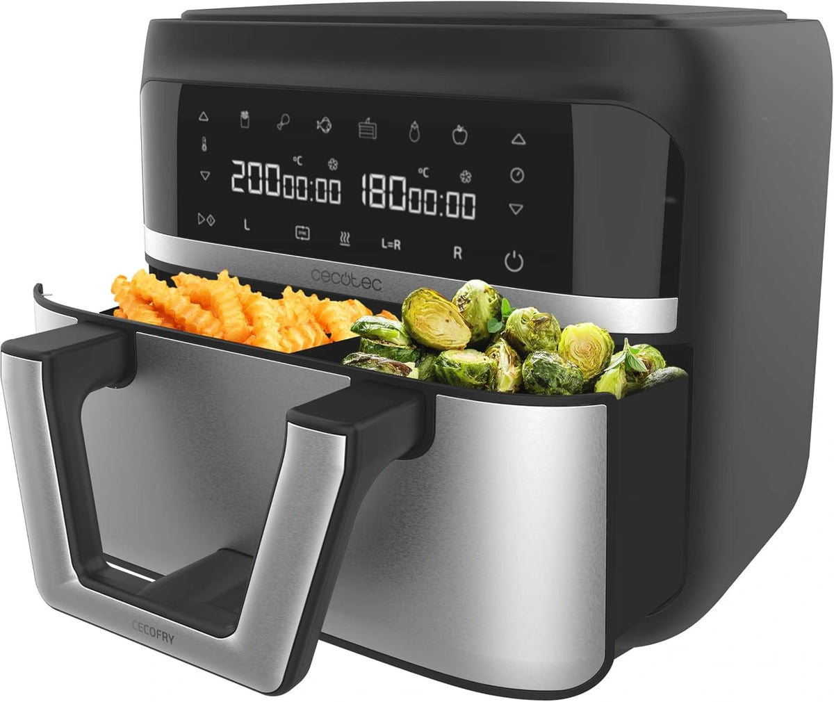 Cecotec, Friggitrice ad aria, 2850W, 9 Litri, regolabile