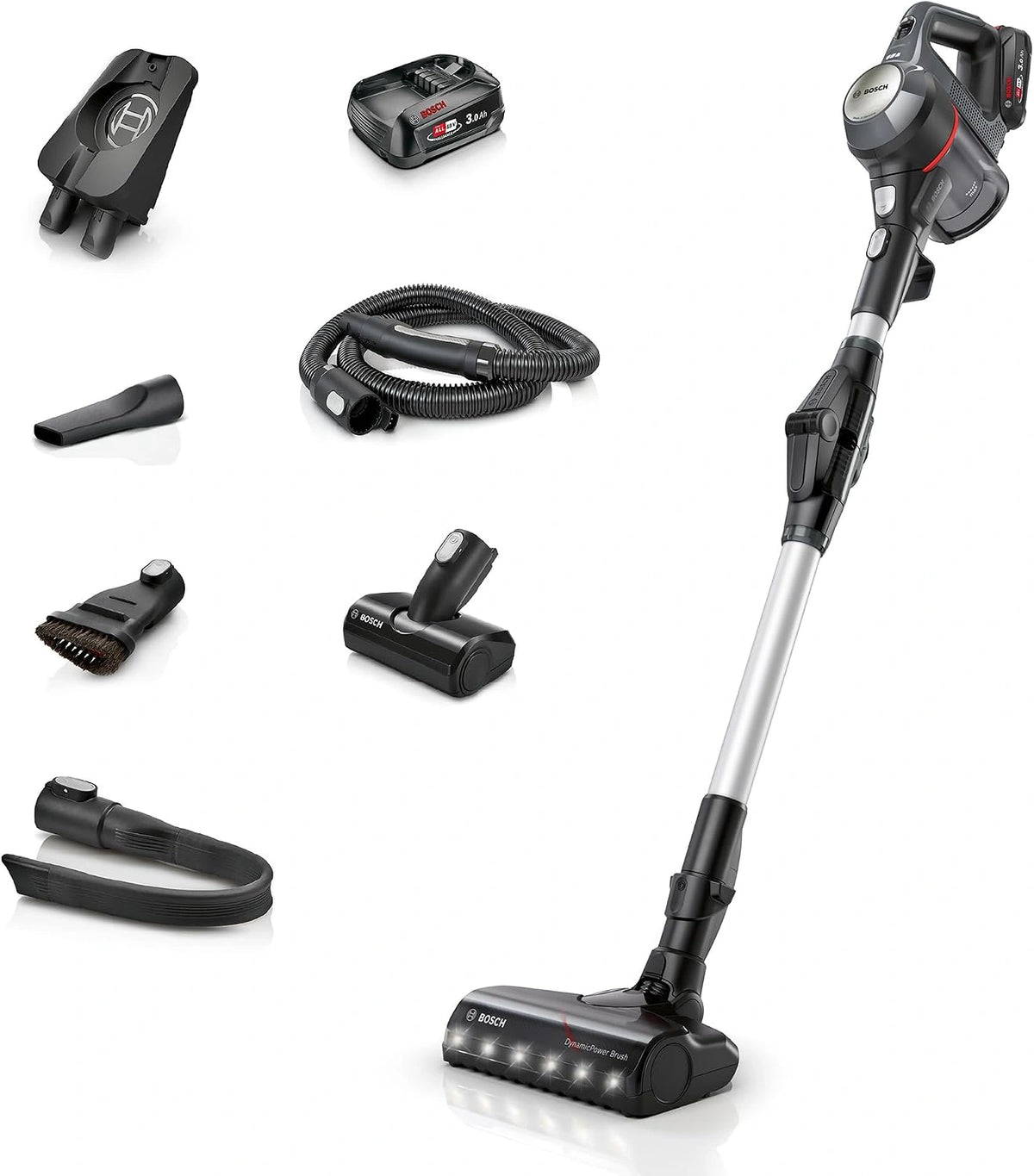 Bosch, Aspirapolvere, multifunzione, senza fili, Grigio