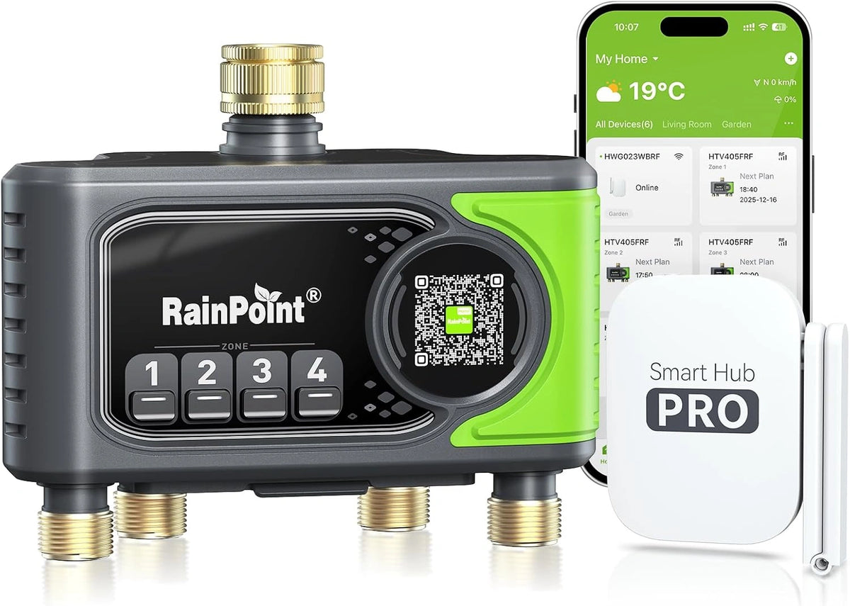 RAINPOINT, Prodotto per casa e tempo libero, con Wi-Fi, con timer, con controllo intelligente