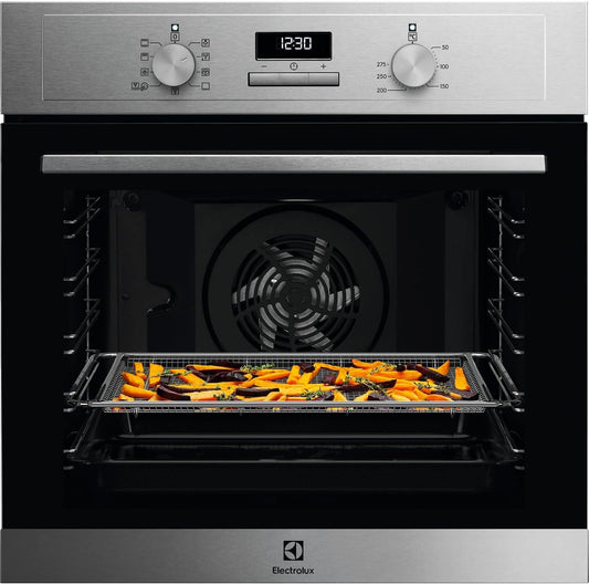 Electrolux, Forno elettrico, 68L, con timer, multifunzione, Argento