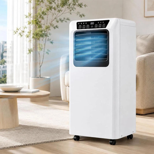 Climatizzatore portatile, 9000 BTU, 7000BTU, con telecomando, portatile