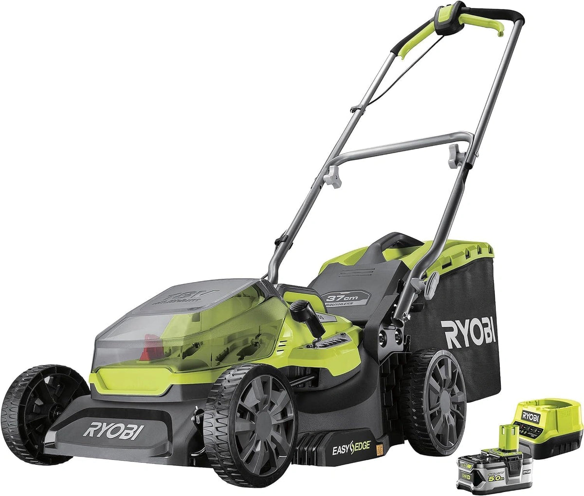 Ryobi RY18LMX37A-150, Batteria ricaricabile, 18V, 5.0 Ah, 37 cm