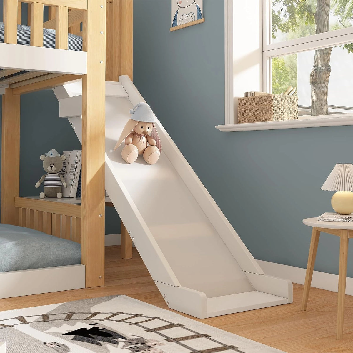 SACOOL, Letto, 200 cm, 35 cm, Bianco