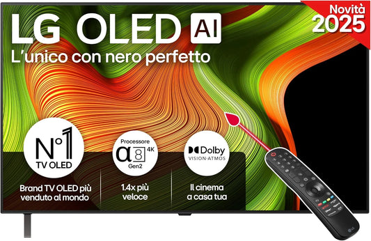 LG OLED AI, Televisore, 48 Pollici, con controllo intelligente